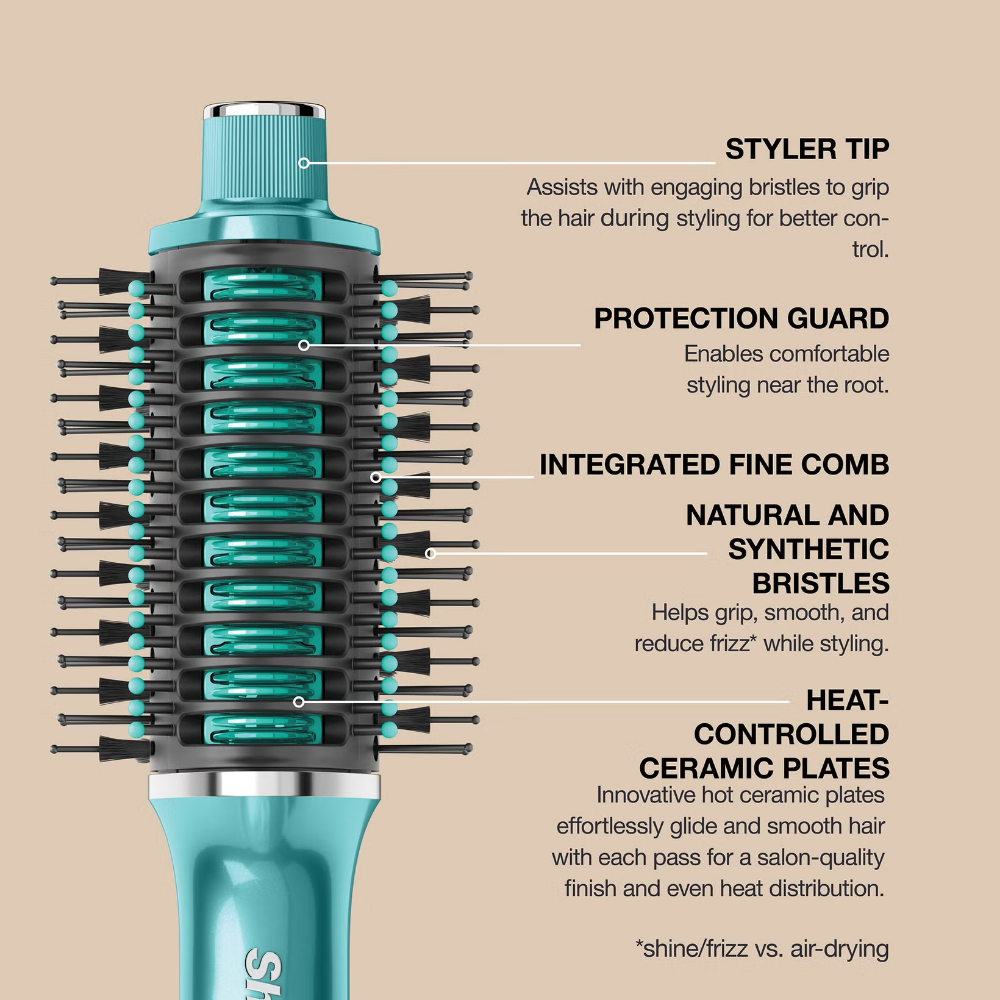 Shark Beauty Glossi 2-In-1 Hot Tool &amp; Air Glosser Juniper