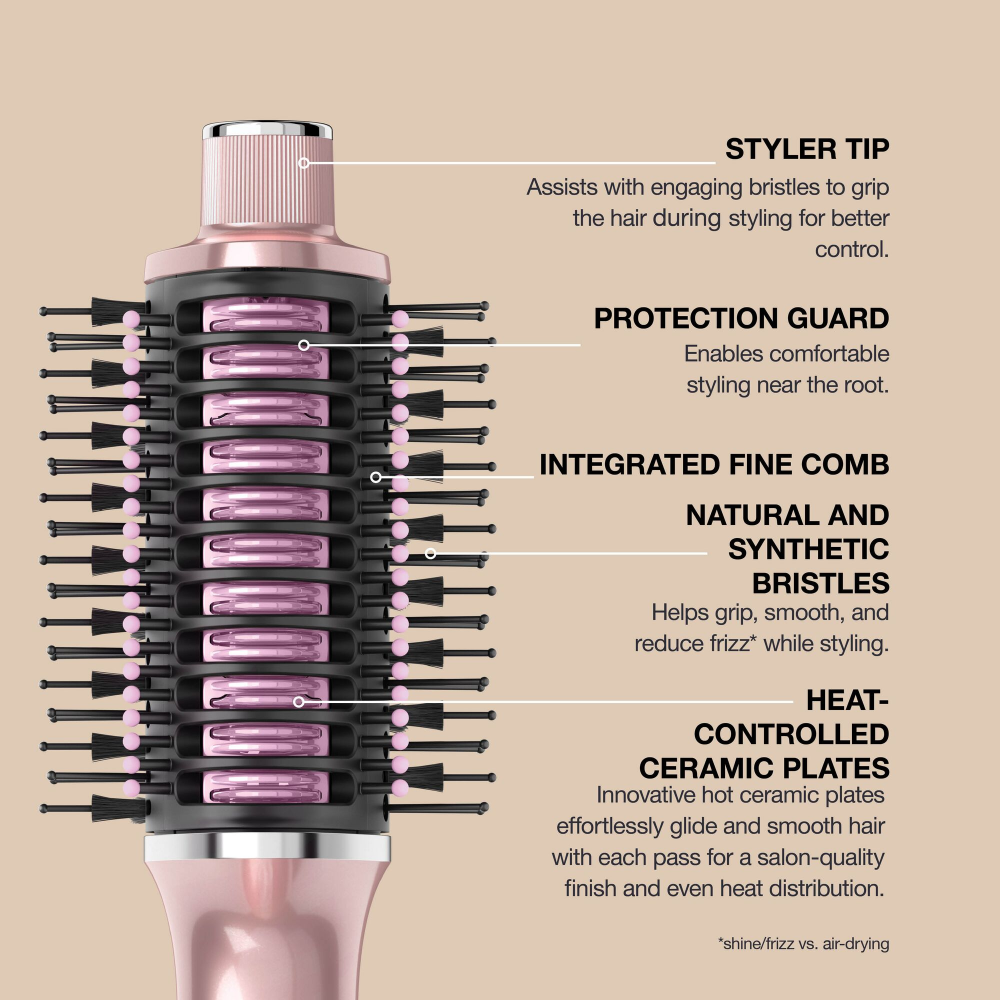 Shark Beauty Glossi 2-In-1 Hot Tool &amp; Air Glosser Lychee
